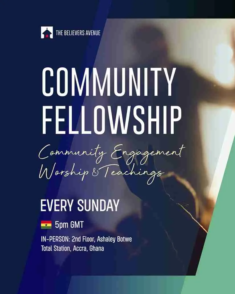 Community Fellowship poster