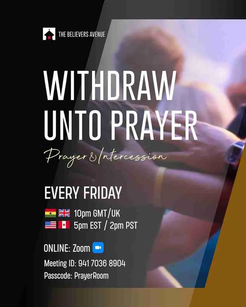 Withdraw Unto Prayer poster